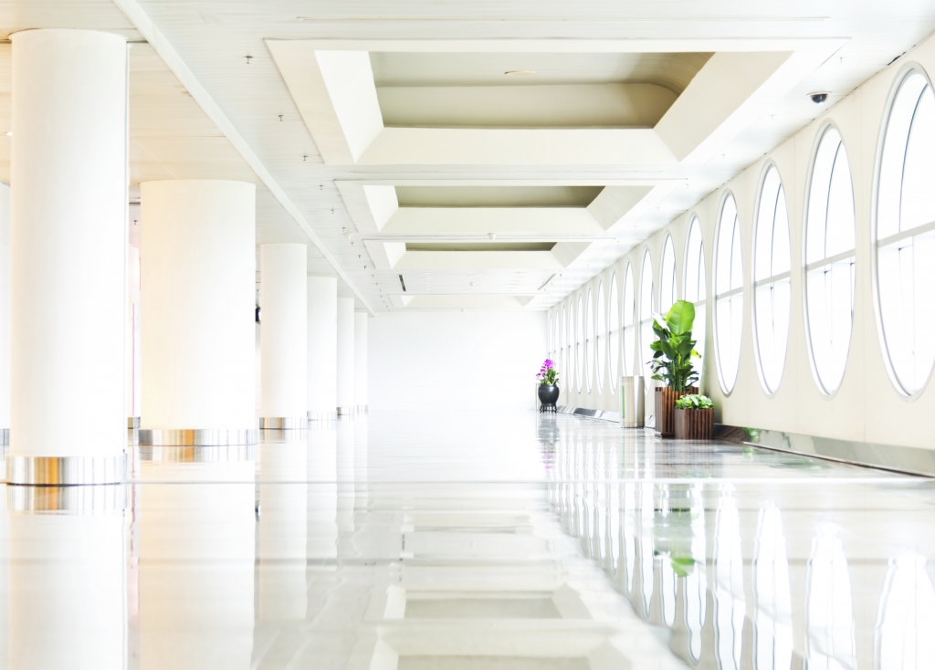 office corridor