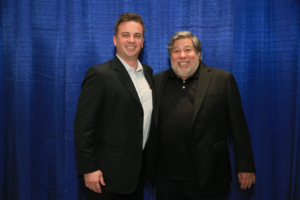 Arturo Garcia and Steve Wozniak